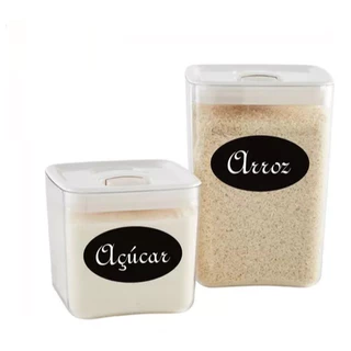 Etiqueta Etiquetas Adesiva Adesivas Potes Pote Porta Tempero Condimentos Cozinha Armários Gavetas Organizadoras em Oferta na Shopee