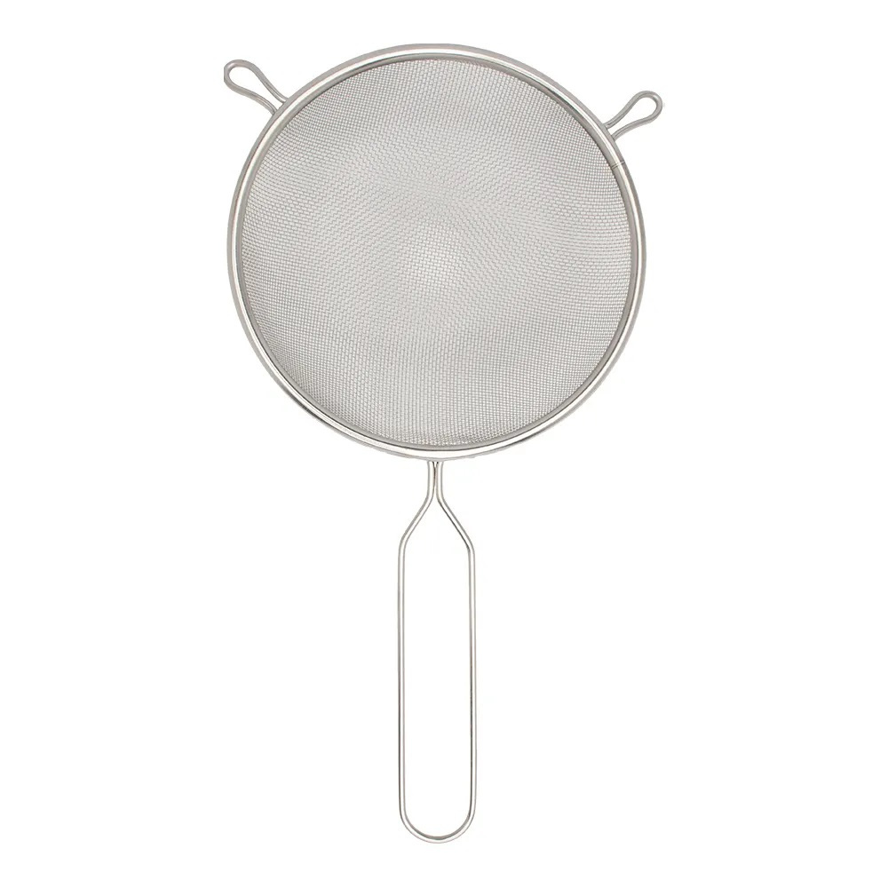Peneira Para Cozinha com Suporte Aço Inox Malha Fina Mimo Style 24cm ...