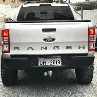 ADESIVO TAMPA TRASEIRA RANGER FORD RANGER 16/ GRAFITE COM PRETO 230X75X75