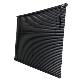 Persiana Horizontal PVC Preta 80 (L) x 160 (A) cm Cortina Completa C/ Kit de instalação 0,80 x 1,60