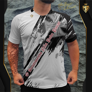 CAMISETA DRY FIT BRANCA VASCO O SENTIMENTO NÃO PARA MANTOO