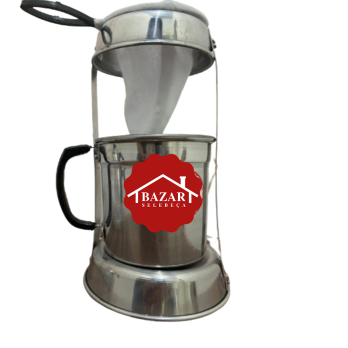 Suporte Coador de Café de Alumínio c/ Leiteira | Shopee Brasil
