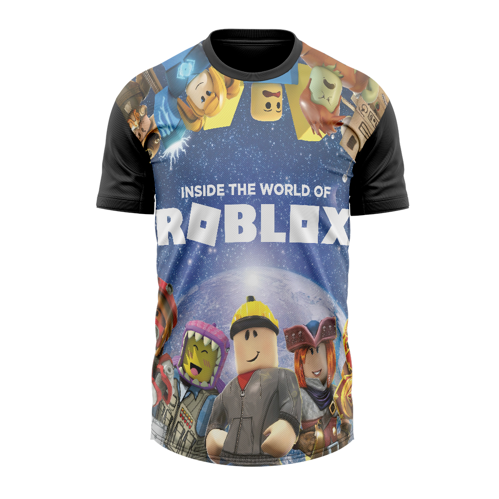 Camiseta Julia Minegirl Infantil Mineblox Roblox Game Presente