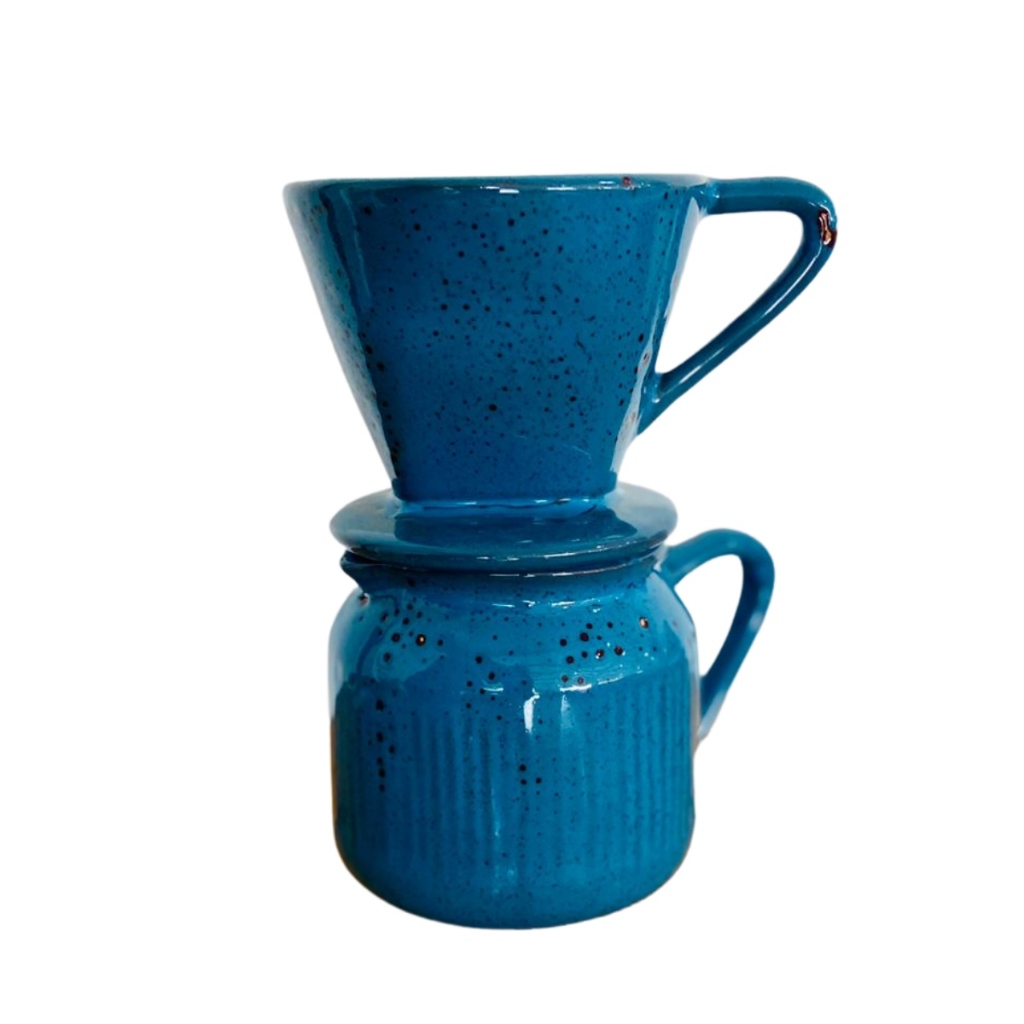 Coador De Café Chá Com Bule De Cerâmica Louças Cafeterias Buffet Padarias Gourmet Coffee