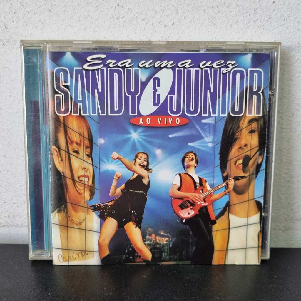 CD Sandy E Junior - Era Uma Vez / Ao Vivo - Original | Shopee Brasil
