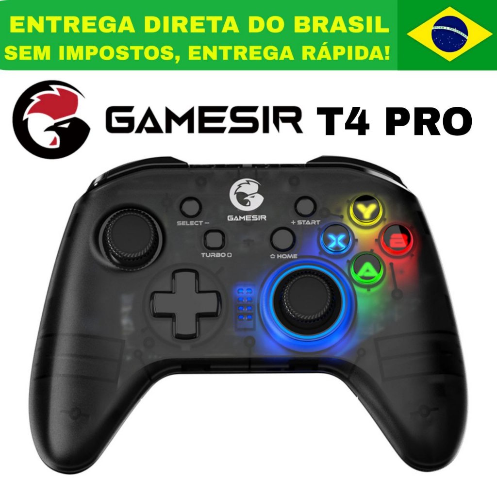 CONTROLE GAMESIR T4PRO Nintendo Switch, PC, Celular SEM FIO 2.4G NOVO