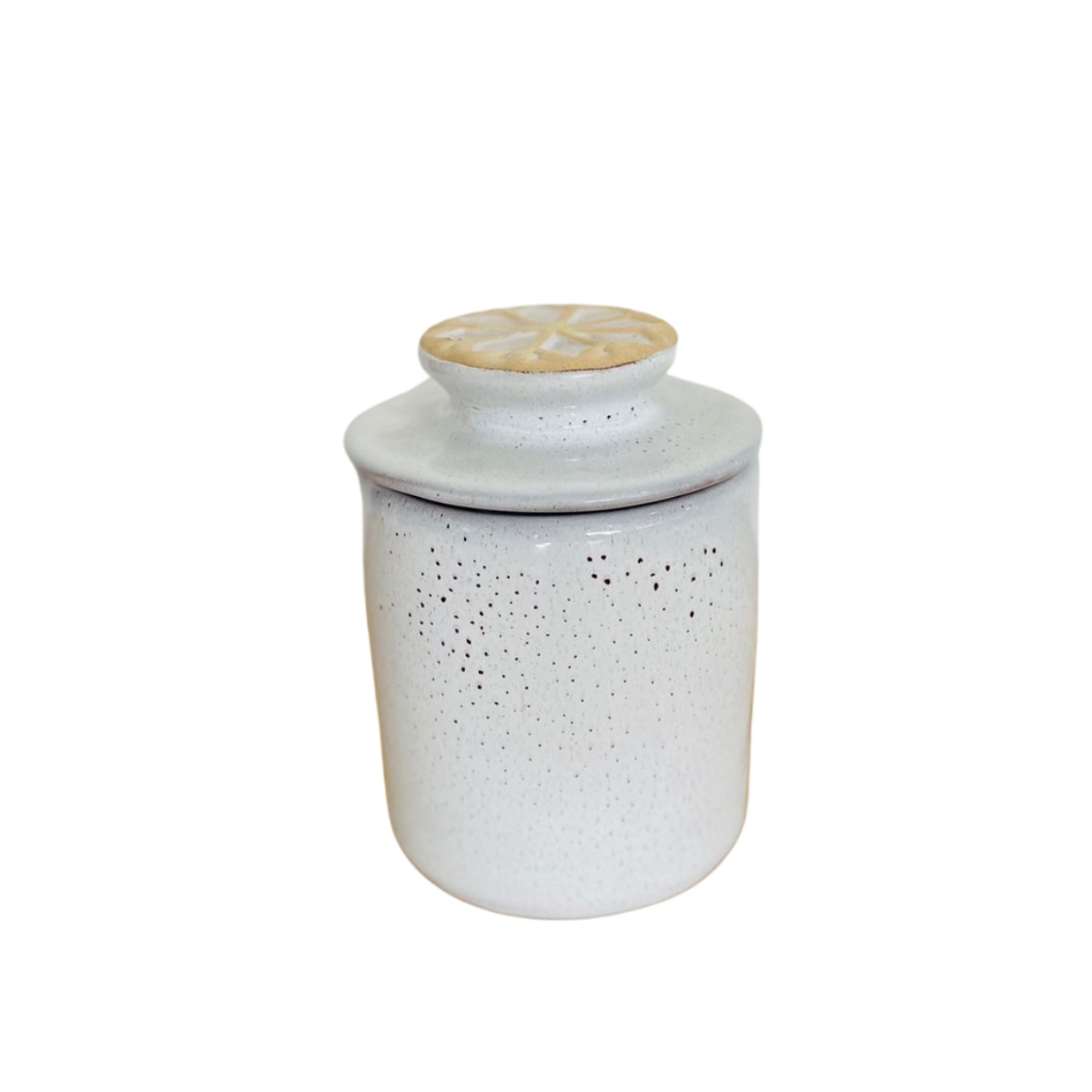 Manteigueira Francesa de Cerâmica Louças Decoração Cafeterias Padaria Confeitarias Gourmet Coffee