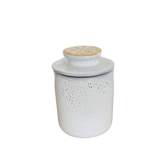 Manteigueira Francesa de Cerâmica Louças Decoração Cafeterias Padaria Confeitarias Gourmet Coffee
