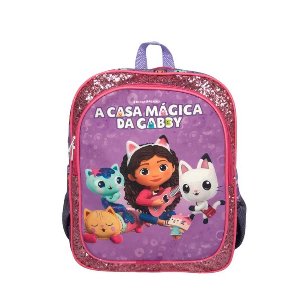Mochila Infantil Escolar Meninas Costas A Casa Mágica Da Gabby Pandy ...