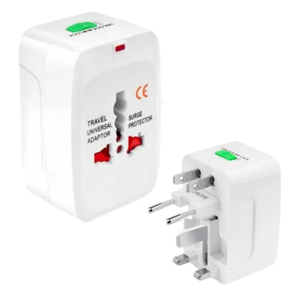 Adaptador Tomada Universal Internacional Viagem + 150 Países
