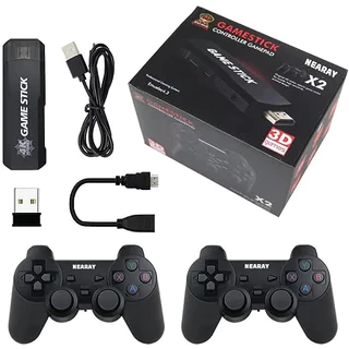 GD10 Video Game Stick embutido 30000 jogos 64G 2.4G Controlador Sem Fio HD Console de Videogame Retrô 4k HD Console de Videogame