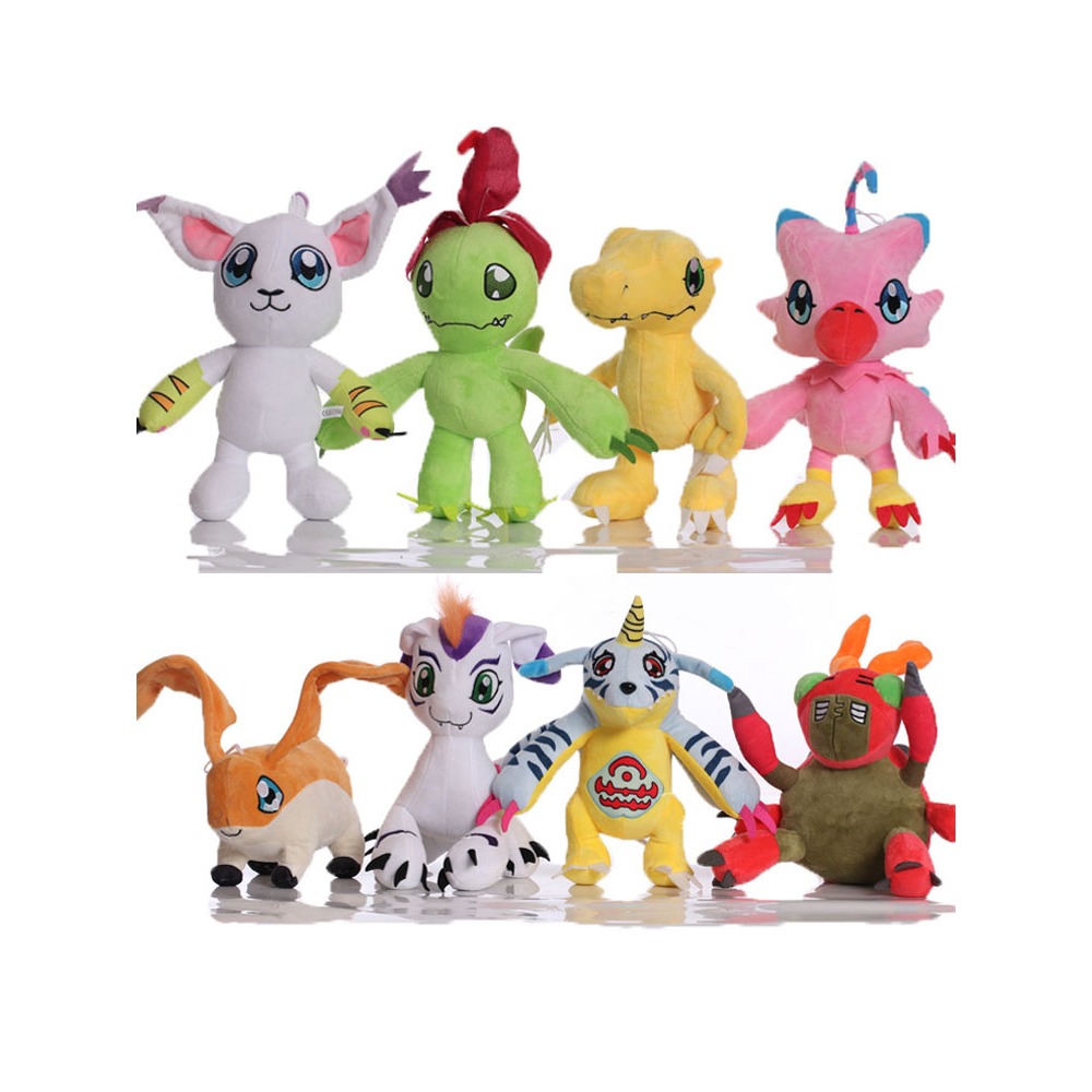 Boneco Pelucia Digimon Adventure Pokemon Agumon Tailmon Patamon