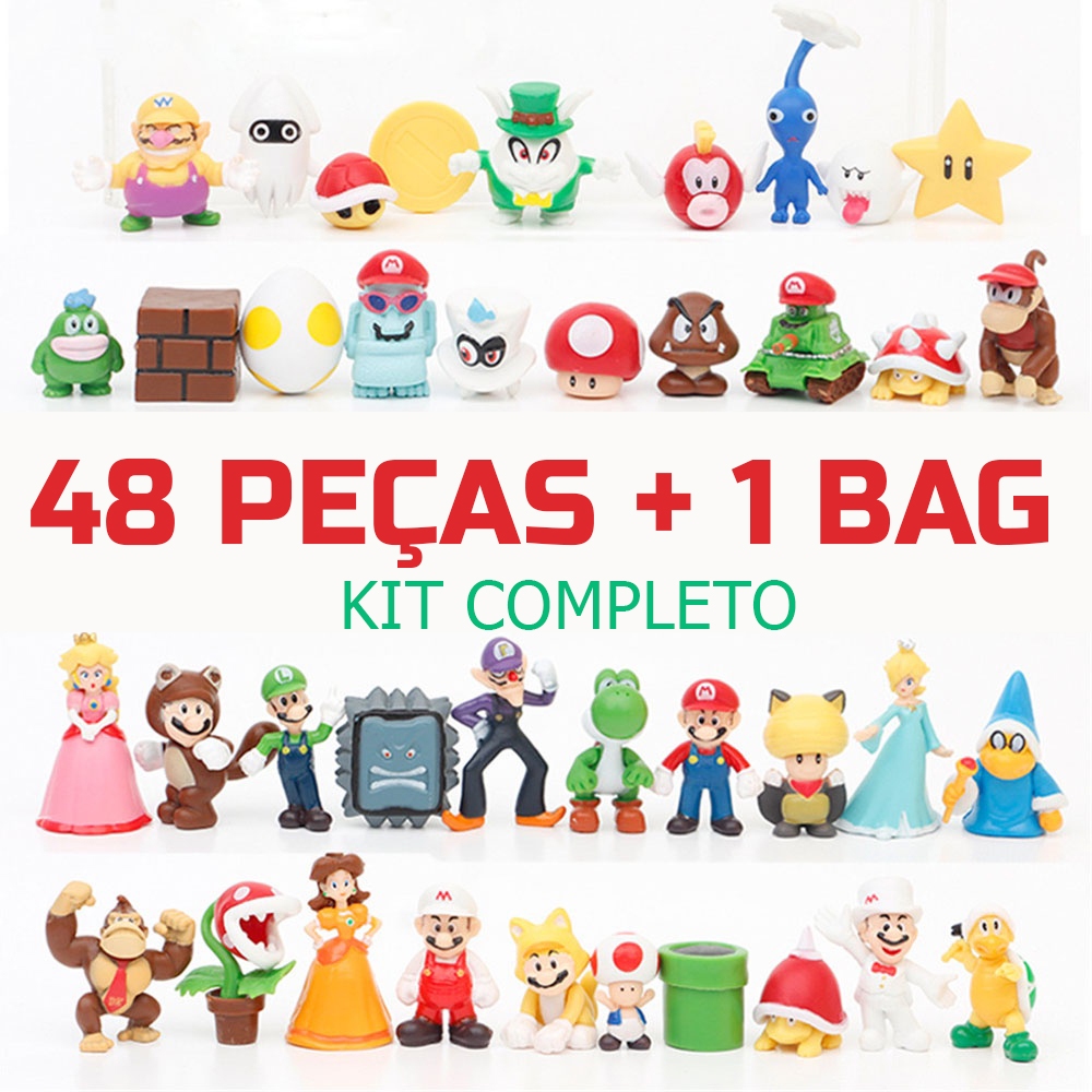 Boneco Luigi Super Mario Bros - Brasil Games - Console PS5 - Jogos