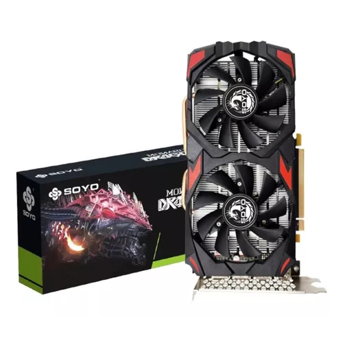 Placa De Vídeo - Soyo Radeon Rx580 8g, Gddr5 Monarch Dragon Placa De Vídeo - Soyo Radeon Rx580 8g, Gddr5 Monarch Dragon