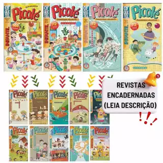 Kit 12 Revistas Picolé Atividades Passatempos Infantil Coquetel
