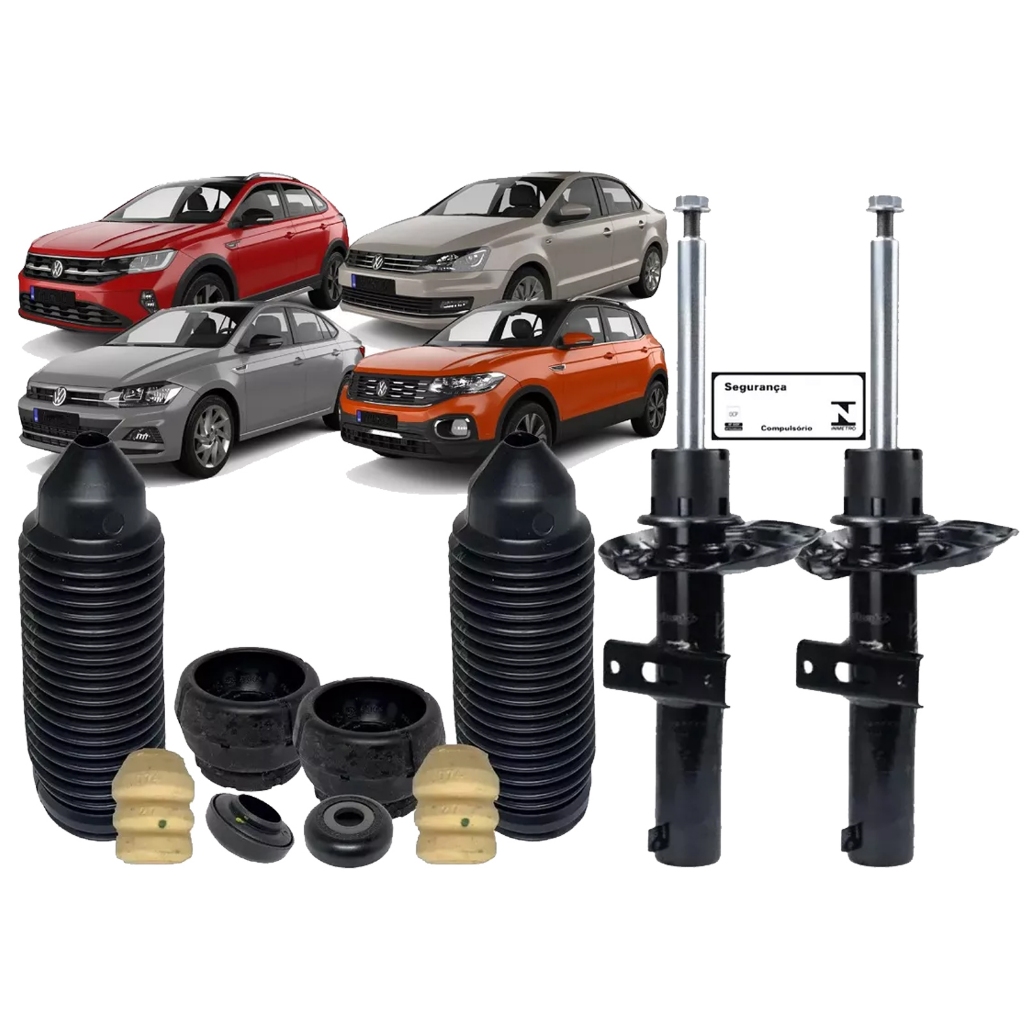 Amortecedor + Kit Batentes Dianteiro Volkswagen T-cross 2019 2020 2021 ...