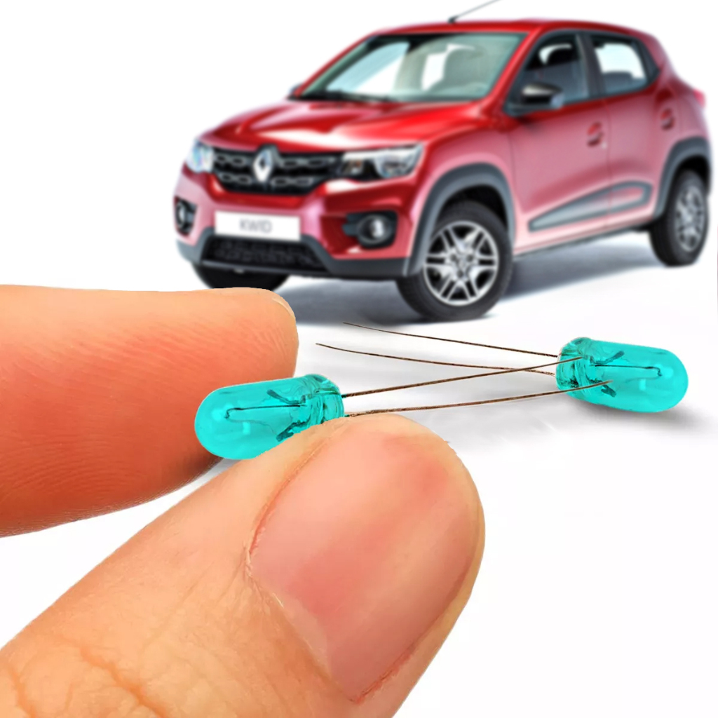 Par Lâmpada Comando Ar Condicionado Kwid Ice Blue Azul Claro