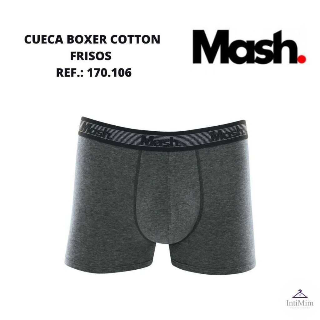 Cueca boxer em algodão cotton Mash Ref.: 170.106