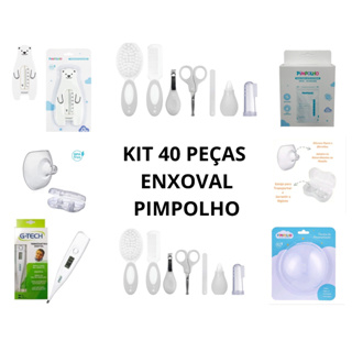 Kit Enxoval de Bebê completo com 40 peças - PIMPOLHO