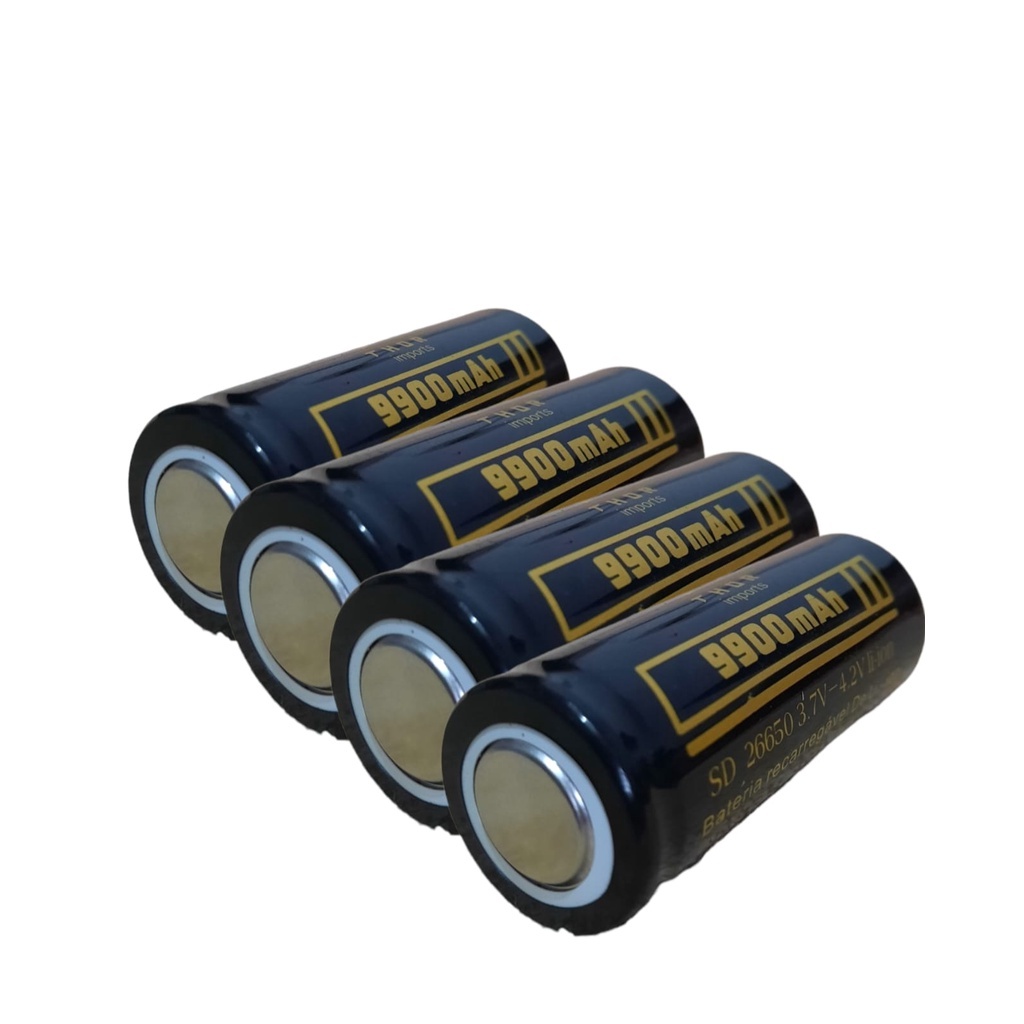 Bateria recarreg vel para lanterna t tica t9 e p90 x900 26650 3 7v