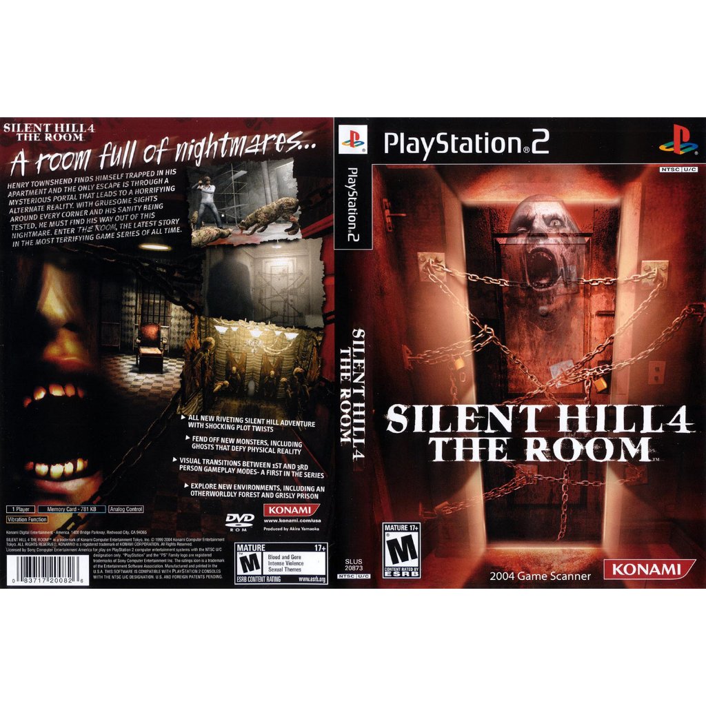 Ps2 Silent Hill 4 The Room Dublado Capa hd | Shopee Brasil
