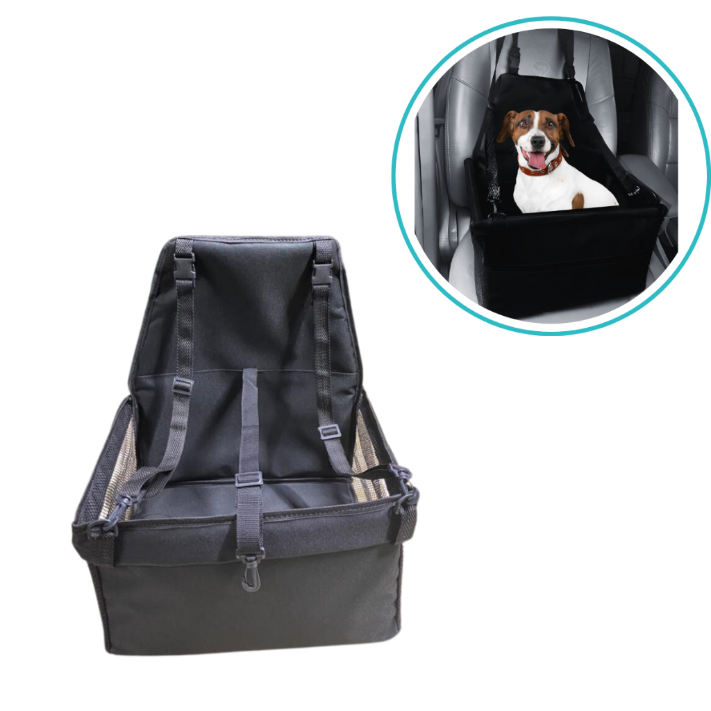 Cadeirinha Pet Assento Para Carro Gato Cão Transporte 10kg