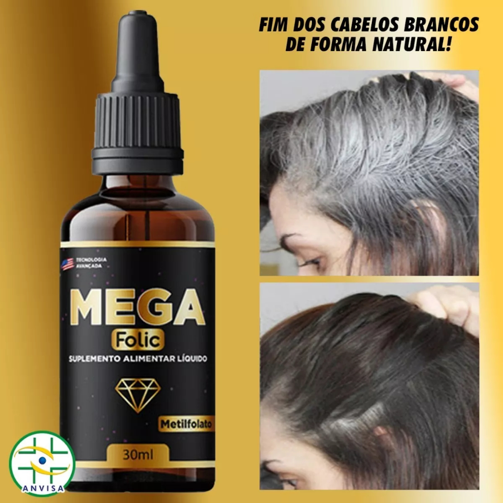 Mega Folic 30ml cada - original - 1 frascos | Shopee Brasil