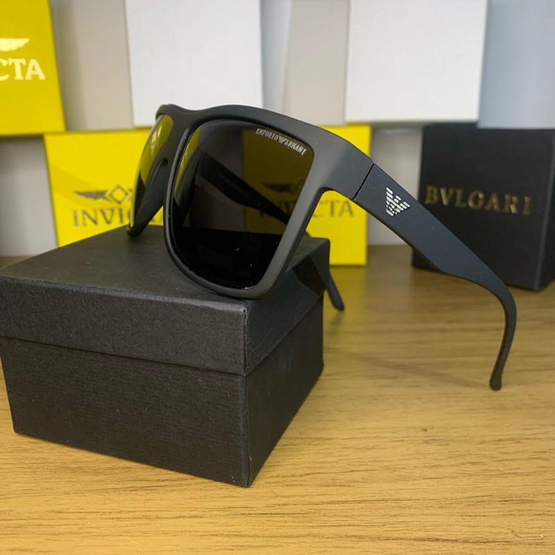 Óculos de Sol Masculino Grande de luxo estilo Empório Armani | Shopee ...