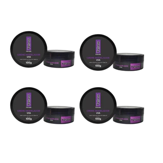 Kit 4 Uni Creme Modelador Uva Yelsew 100g