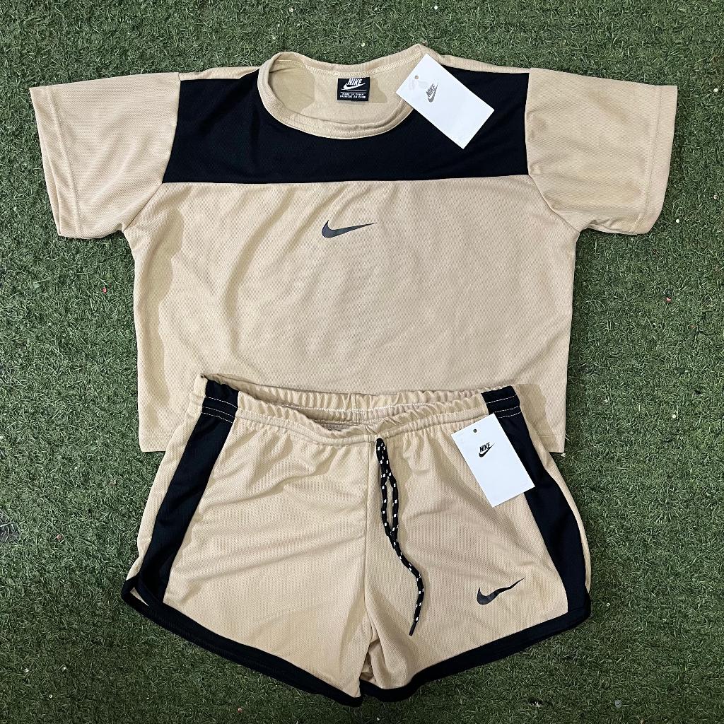 Short + Blusa Feminino Moda Conjunto Feminina Dri Fit Moda Academia