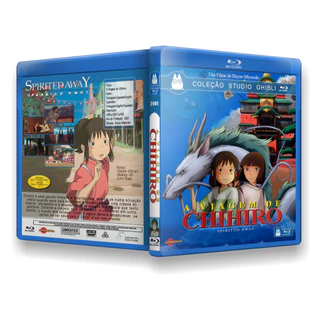 Blu-ray A Viagem de Chihiro - Filme Ghibli 2001 em alta definição com dublagem.