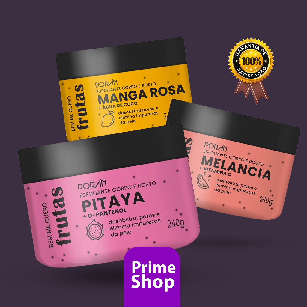 Esfoliante Corpo E Rosto Pitaya Melancia Ou Manga Rosa Shopee Brasil