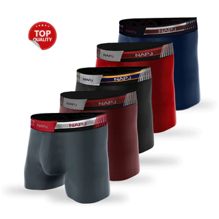 Kit com 5 cueca Boxer Microfibra Original