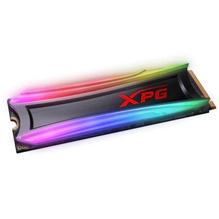 SSD XPG SPECTRIX S40G 256GB M.2 2280 RGB, Leitura: 3500MBs e Gravação: 1200MBs, AS40G-256GT-C