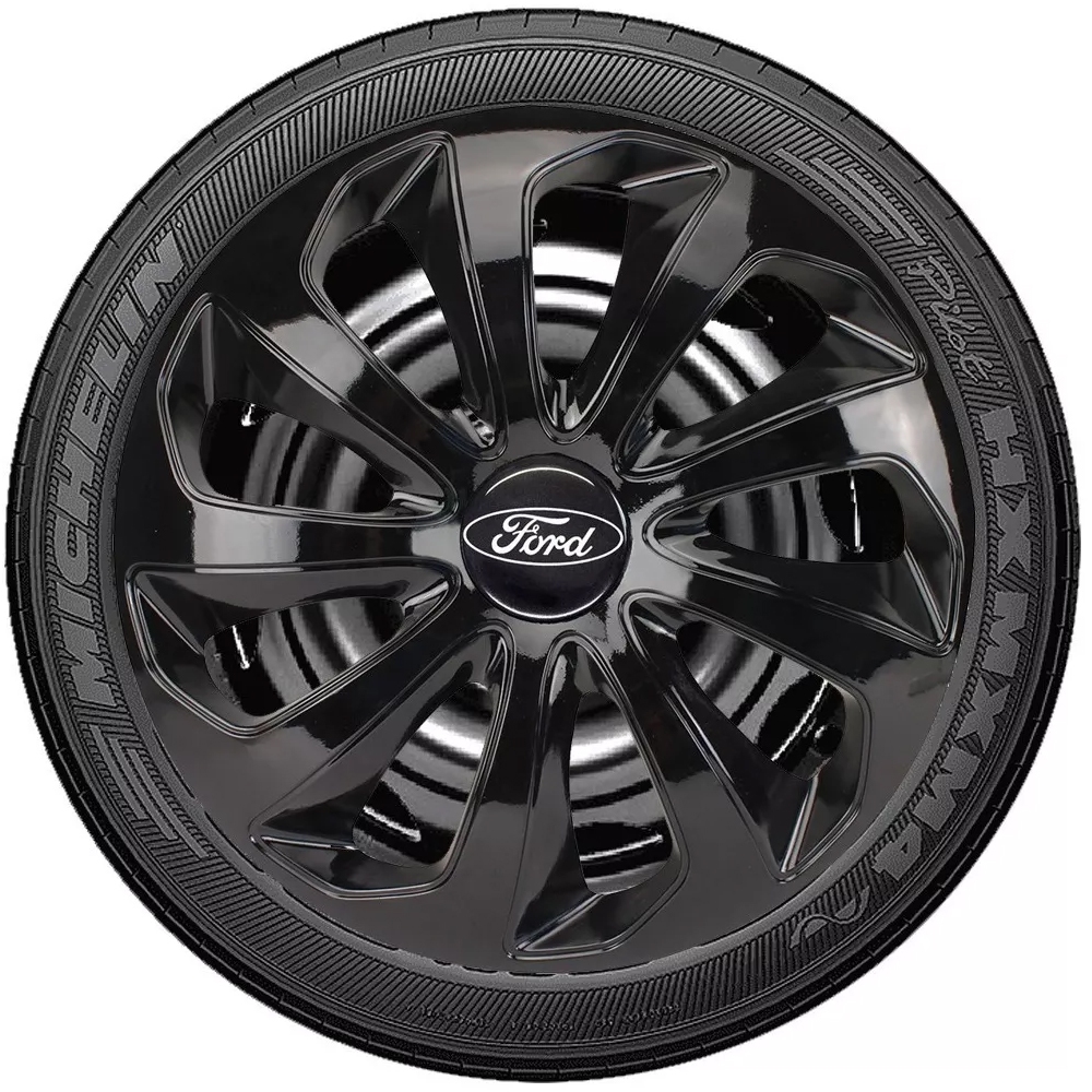 Jogo 4 Calotas Velox Aro 13 14 15 Compativel Com Focus Fiesta 2004 Até 2021