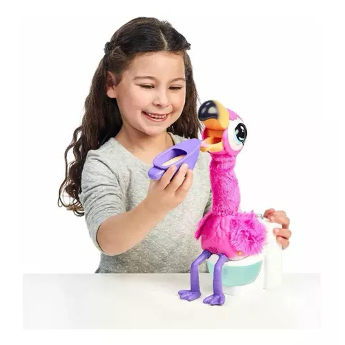 Brinquedo Little Live Pets Flamingo Come Fala E Faz Coco - Fun F0026-6 ...