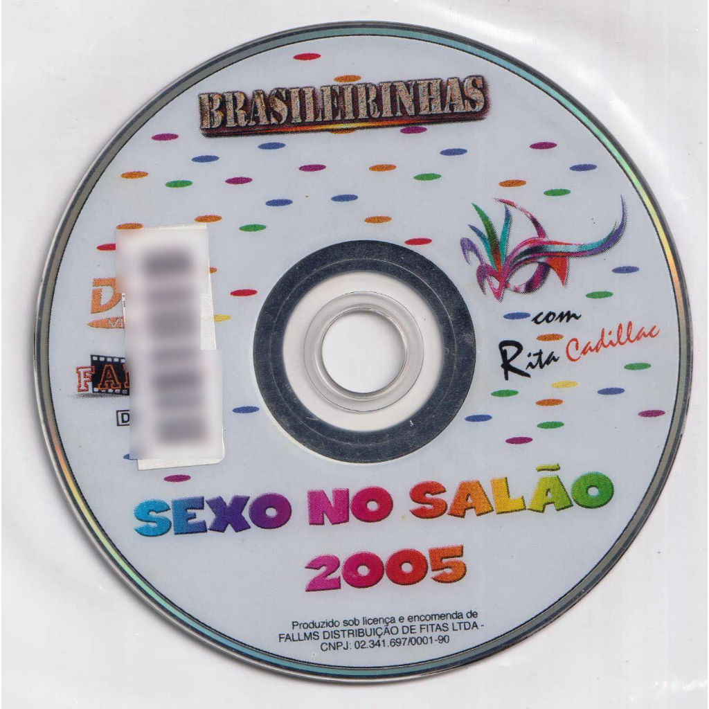 Dvd Brasileirinhas S3xo no Salão 2005 (com Rita Cadillac) Filme Nacional -  Somente o Disco Dvd Original | Shopee Brasil