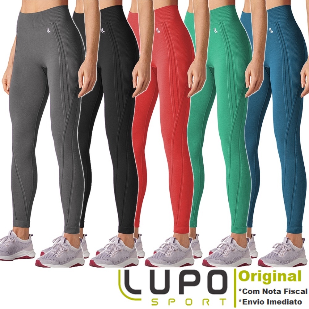 Calça Legging Lupo Original Feminina Max Sport Tecnologia Sem Costura Fitness Academia