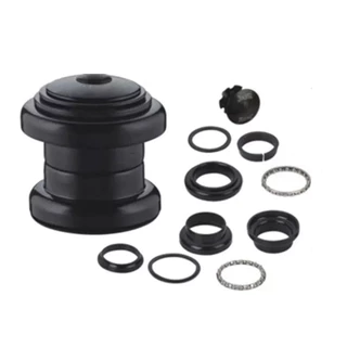 Jogo Caixa De Direção Para Bike 25.4mm Aheadset Over Preto