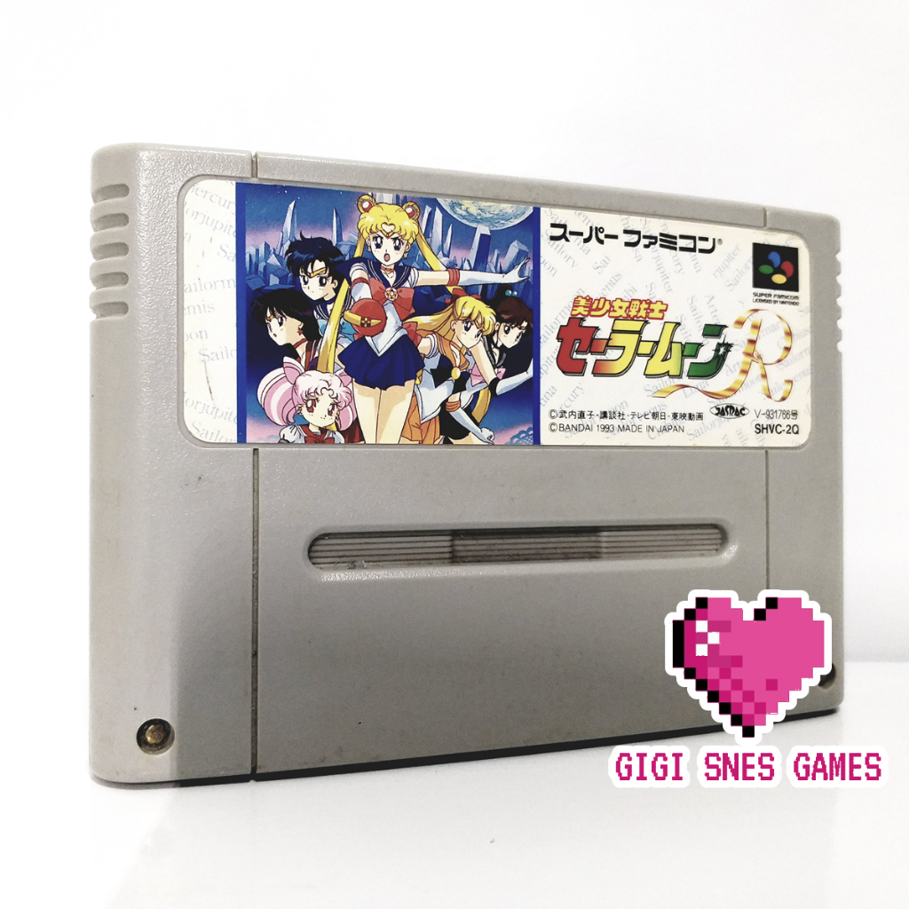 Jogo ORIGINAL Sailor Moon R Para Super Nintendo SNES SFC Shopee 