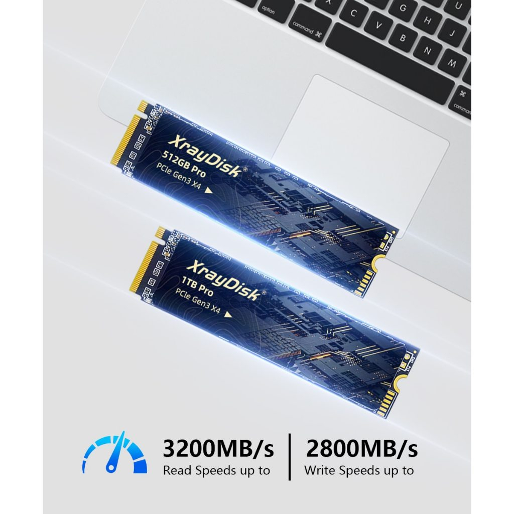 XrayDisk M.2 SSD PCIe NVME 1TB PRO Gen3 * 4 Solid State Drive 2280