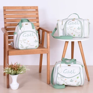 Kit Bolsa Maternidade Personalizado - 03 Peças