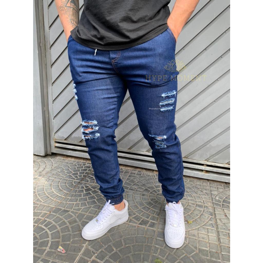 CALÇA MASCULINA JOGGER STREET WEAR - FESTAS DE FIM DE ANO - PUNHO EM ...