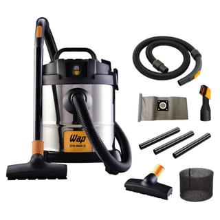 Aspirador De Pó Wap Gtw Inox 12 12l Aço Inoxidável 60hz