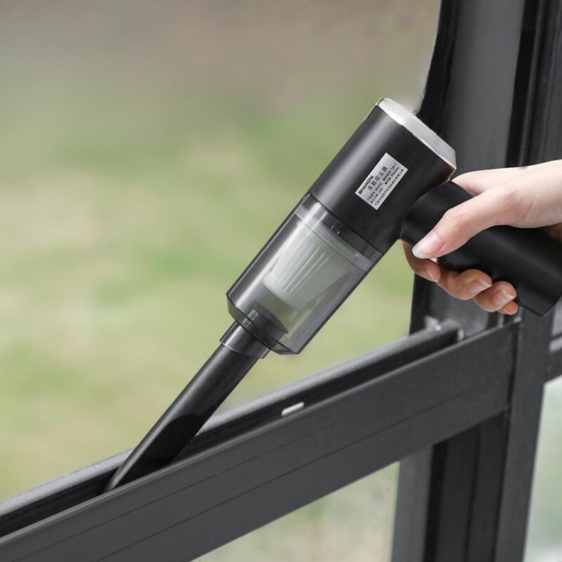 Aspirador de Pó Portátil Sem Fio Automotivo, Sofá e Cantos Mini aspirador de pó com limpeza 360 graus