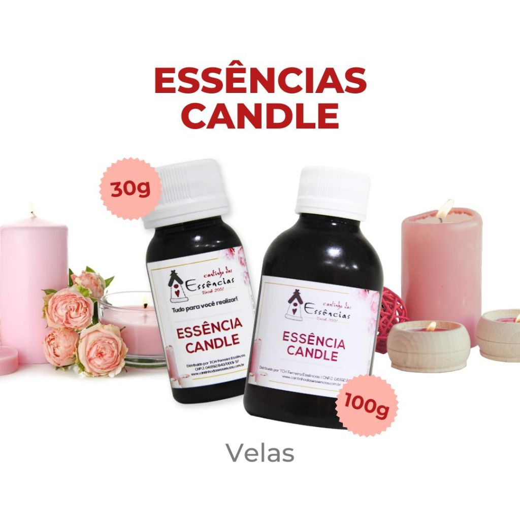Essências Concentradas para Velas 30g - 100g | Shopee Brasil