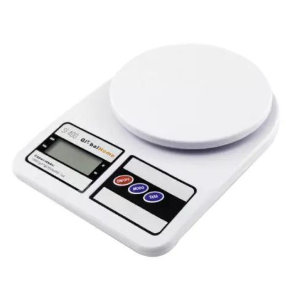 Balança De Cozinha Digital Alta Precisão SF400 Original Eletrônica Pesa 1Gr Até 10kg