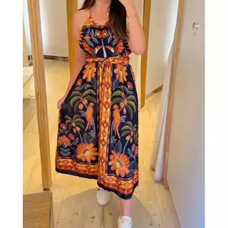Vestido Cocais Do Cerrado Farm
