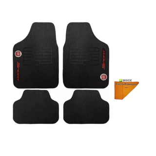Tapete automotivo borracha 4 peças carro Fiat STRADA