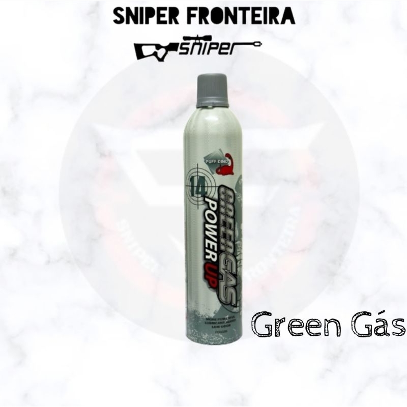 PUFF DINO GREEN GAS 14KG POWER UP 560ML